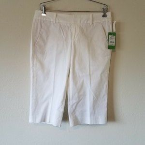 Lilly Pulitzer Palm Beach White Size 6 Charity Crop Pants Style 67749